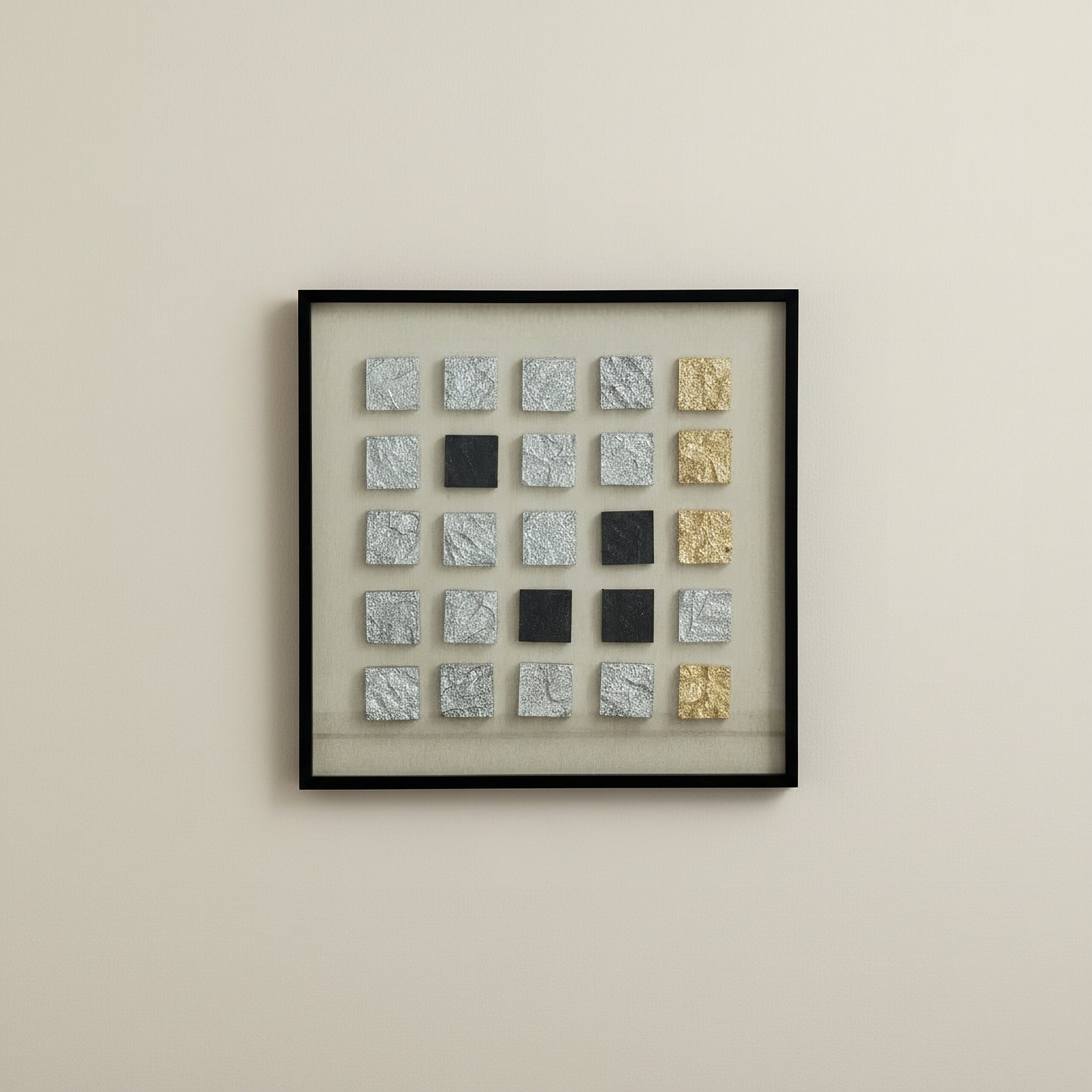 Aurum Olivia Luxe Square Shadow Box with PS Frame - 80x80 cm