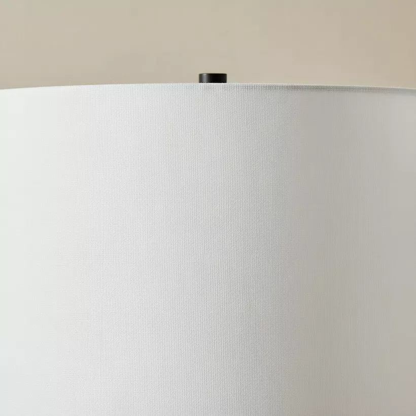 Pearson Ceramic Table Lamp with Linen Shade - 38x66.5 cm - Image 4