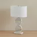 Pearson Marble Table Lamp with Metal Accent and Linen Shade - 43x68.5 cm - Image 6