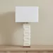 Pearson Ceramic Table Lamp with Linen Shade - 38x62 cm - Image 6