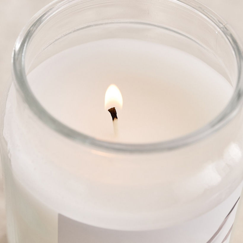 Qara Colonial 530 gm Vanilla Jasmine Scented Jar Candle - 9.5x13 cm - Image 4