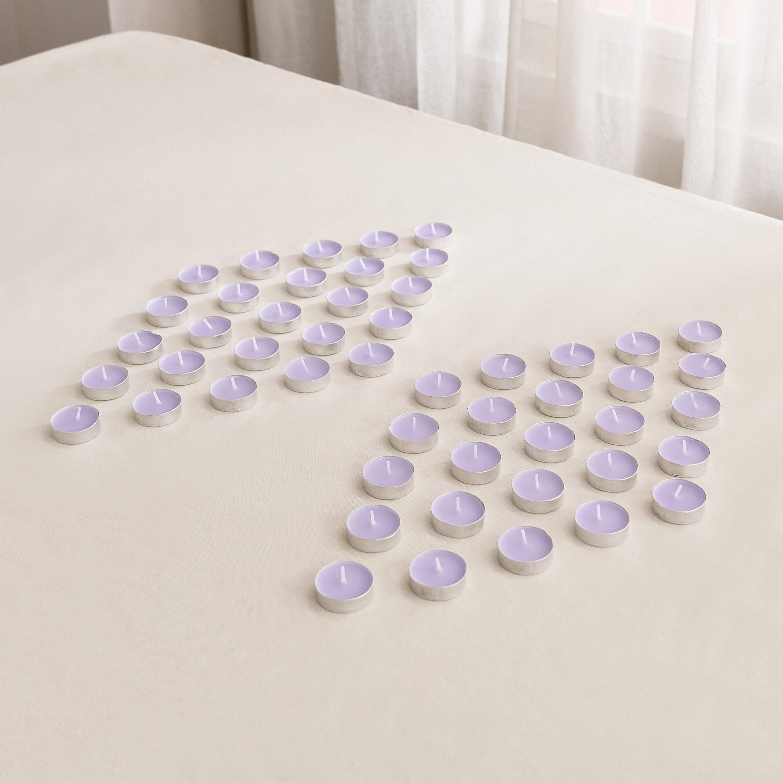 Qara Lavender Patchouli Tealight Candle - Set of 50