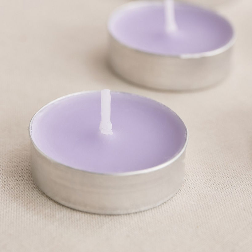 Qara Lavender Patchouli Tealight Candle - Set of 50 - Image 4