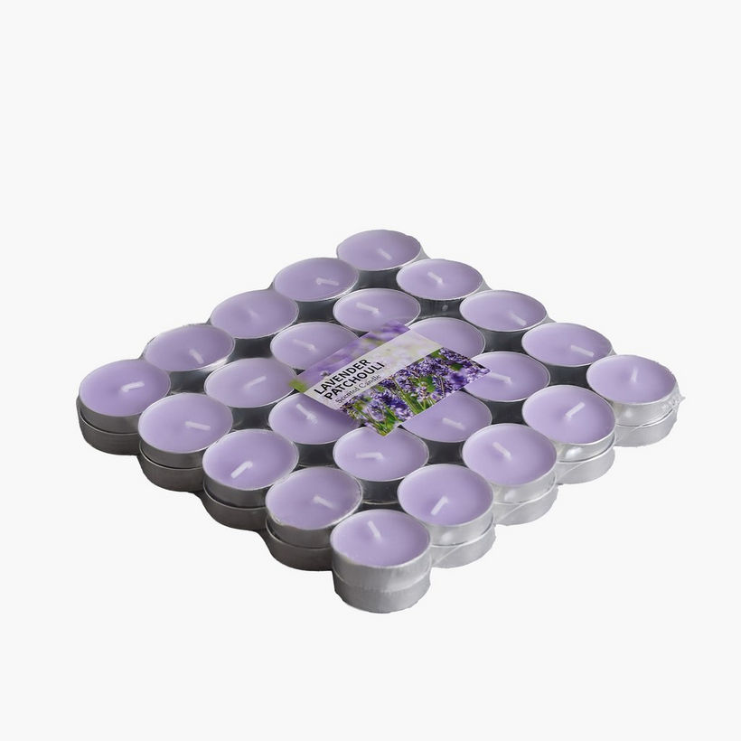 Qara Lavender Patchouli Tealight Candle - Set of 50 - Image 6