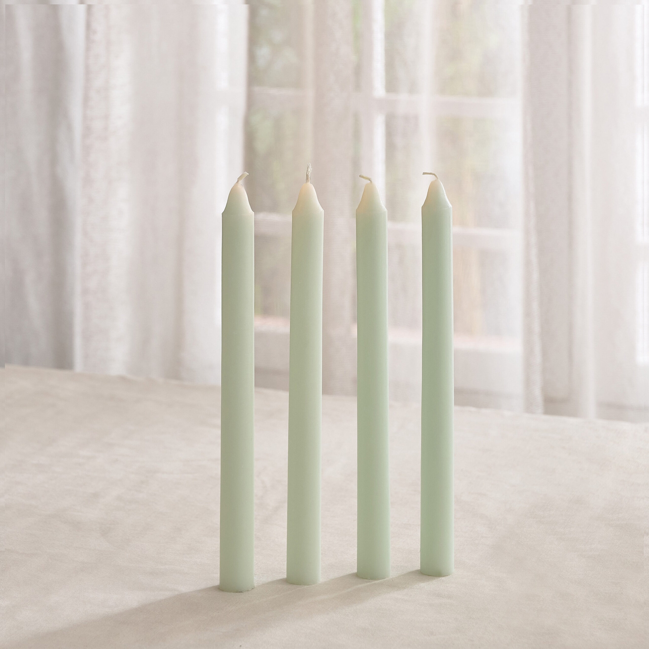 Qara Musk Peony Taper Candle - Set of 4