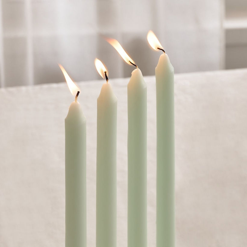 Qara Musk Peony Taper Candle - Set of 4 - Image 4