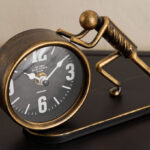 Maverick Human Push Vintage Table Clock - 23x7x12 cm