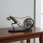 Maverick Human Pull Vintage Table Clock - 24x7x12.5 cm