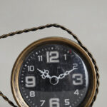 Maverick Human Pull Vintage Table Clock - 24x7x12.5 cm