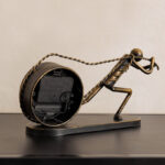 Maverick Human Pull Vintage Table Clock - 24x7x12.5 cm