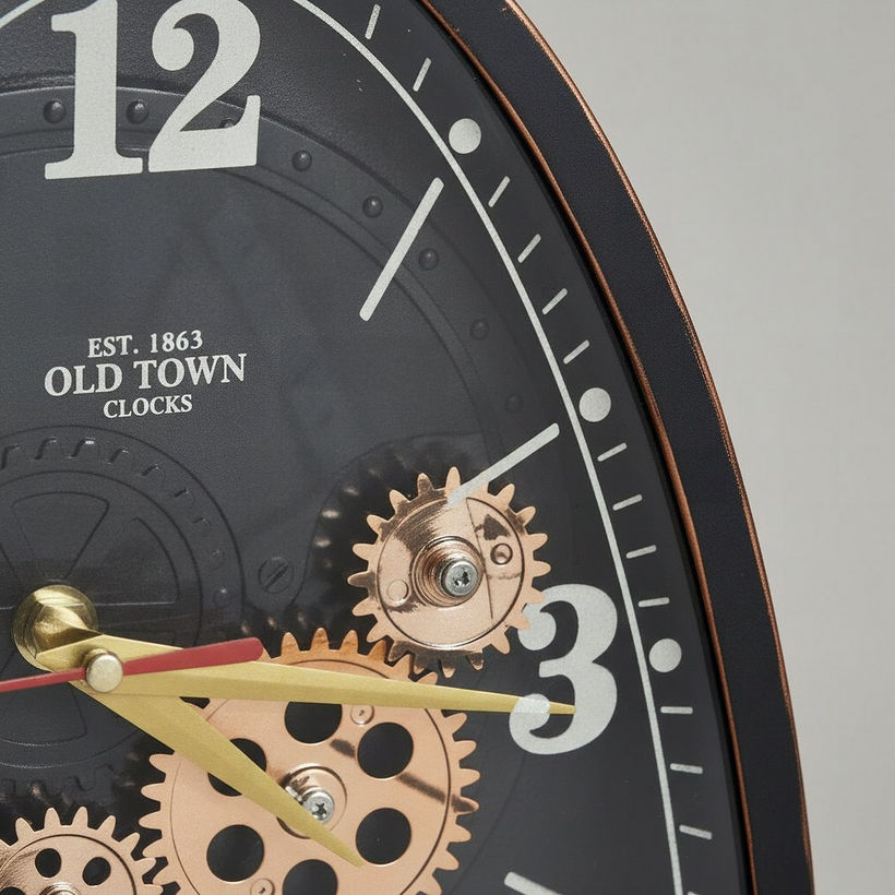 Maverick Vintage Box Table Clock - 22x8x32.5 cm - Image 3