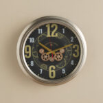 Maverick Vintage Wall Small Gear Clock - 42x7.8x42 cm