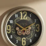 Maverick Vintage Wall Small Gear Clock - 42x7.8x42 cm