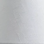 Solliet Metal Table Lamp with Linen Shade - 33x59 cm