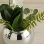 Areos Artificial Orchid Potted Plants in Ceramic Pot - 60 cm