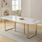 Pearl 8-Seater Sintered Stone Top Dining Table