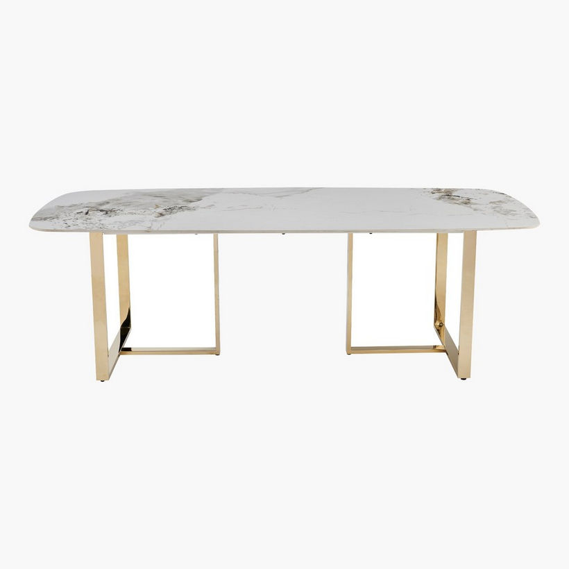 Pearl 8-Seater Sintered Stone Top Dining Table - Image 3