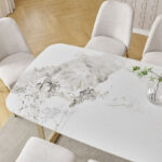 Pearl 8-Seater Sintered Stone Top Dining Table