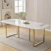 Pearl 8-Seater Sintered Stone Top Dining Table - Image 8