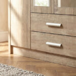 Curvy NXT 4-Door Wardrobe with 2 Mirrors and 2 Drawers