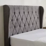 Curvy Chester Twin Upholstered Bed - 120x200 cm