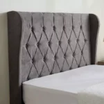 Curvy Chester Queen Upholstered Bed - 160x200 cm