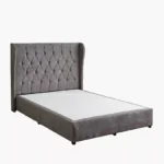 Curvy Chester Queen Upholstered Bed - 160x200 cm