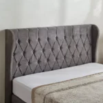 Curvy Chester King Upholstered Bed - 180x200 cm