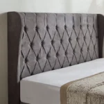 Curvy Chester King Upholstered Bed - 180x200 cm