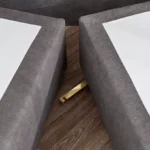 Curvy Chester King Upholstered Bed - 180x200 cm