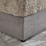 Curvy Chester King Upholstered Bed - 180x200 cm