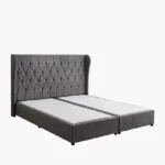 Curvy Chester King Upholstered Bed - 180x200 cm