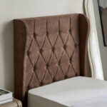 Curvy Chester Single Upholstered Bed - 90x200 cm