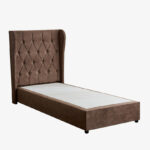 Curvy Chester Single Upholstered Bed - 90x200 cm