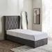 Curvy Chester Single Upholstered Bed - 90x200 cm - Image 11