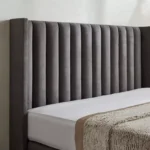 Curvy Clark Upholstered King Bed - 180x200 cm