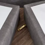 Curvy Clark Upholstered King Bed - 180x200 cm