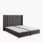 Curvy Clark Upholstered King Bed - 180x200 cm