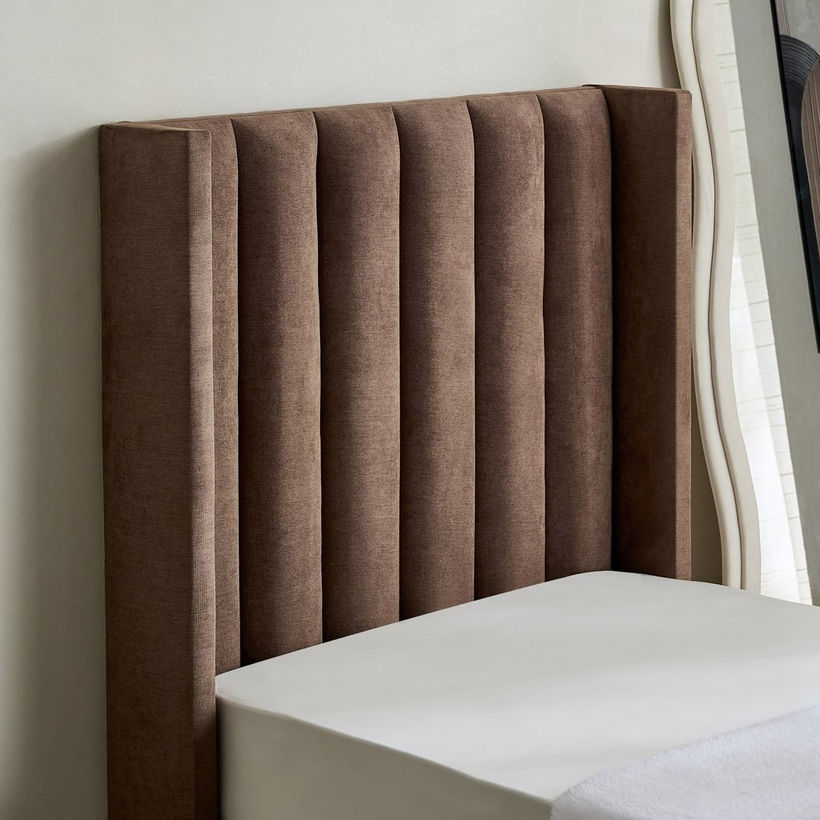 Curvy Clark Upholstered Single Bed - 90x200 cm - Image 5