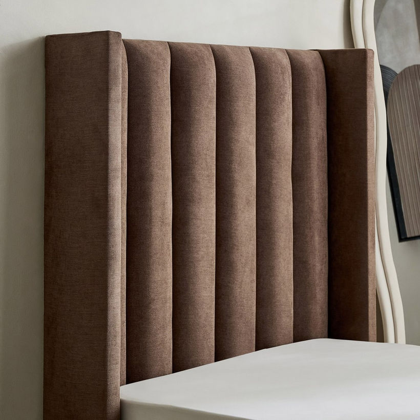 Curvy Clark Upholstered Single Bed - 90x200 cm - Image 6
