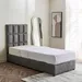 Curvy Rubik Single Upholstered Bed - 90x200 cm - Image 11