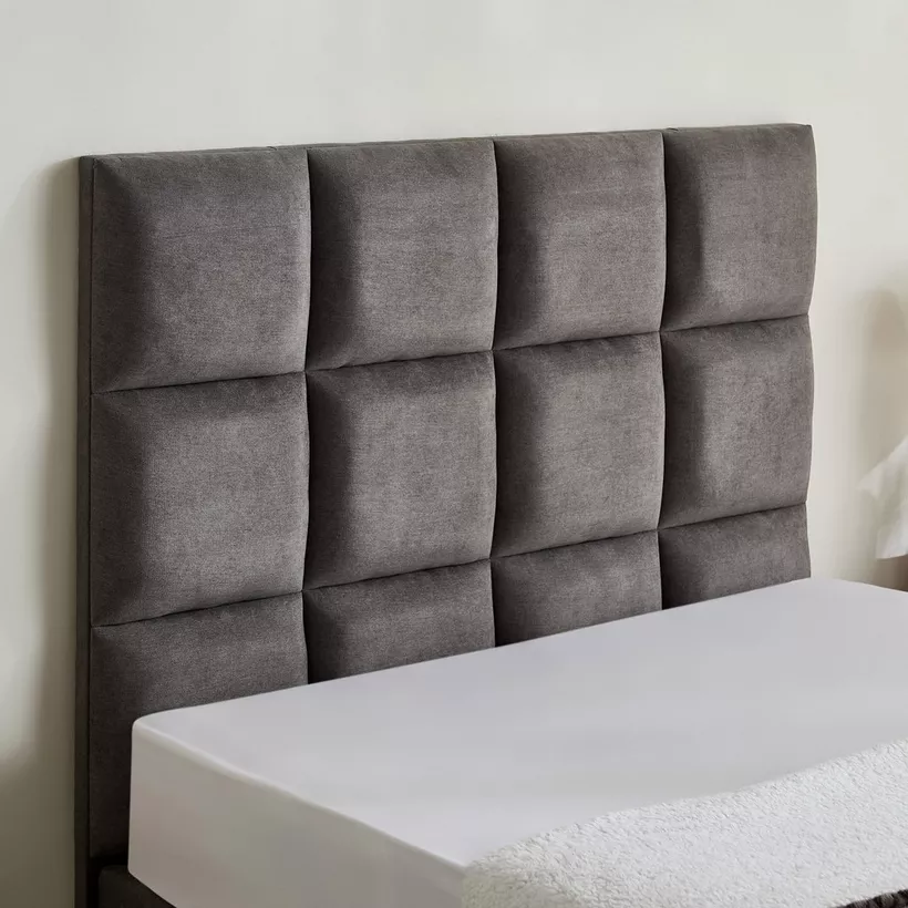 Curvy Rubik Queen Upholstered Bed - 140x200 cm - Image 5