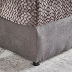 Curvy Rubik Queen Upholstered Bed - 140x200 cm