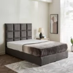 Curvy Rubik Queen Upholstered Bed - 160x200 cm