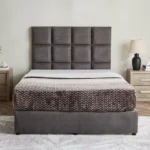 Curvy Rubik Queen Upholstered Bed - 160x200 cm