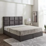 Curvy Rubik Upholstered King Bed - 180x200 cm