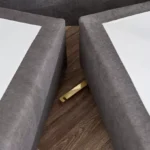 Curvy Rubik Upholstered King Bed - 180x200 cm