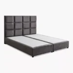 Curvy Rubik Upholstered King Bed - 180x200 cm