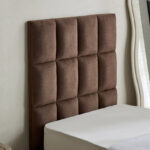 Curvy Rubik Single Upholstered Bed - 90x200 cm