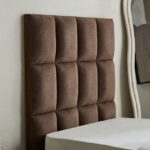 Curvy Rubik Single Upholstered Bed - 90x200 cm